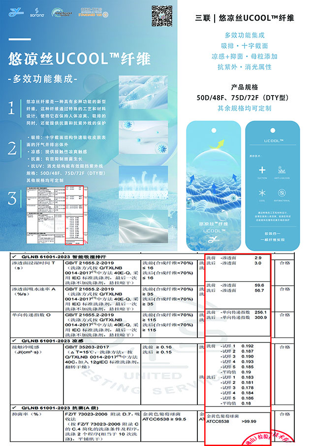 悠凉丝-YouCool 弹力凉感仿棉复合丝